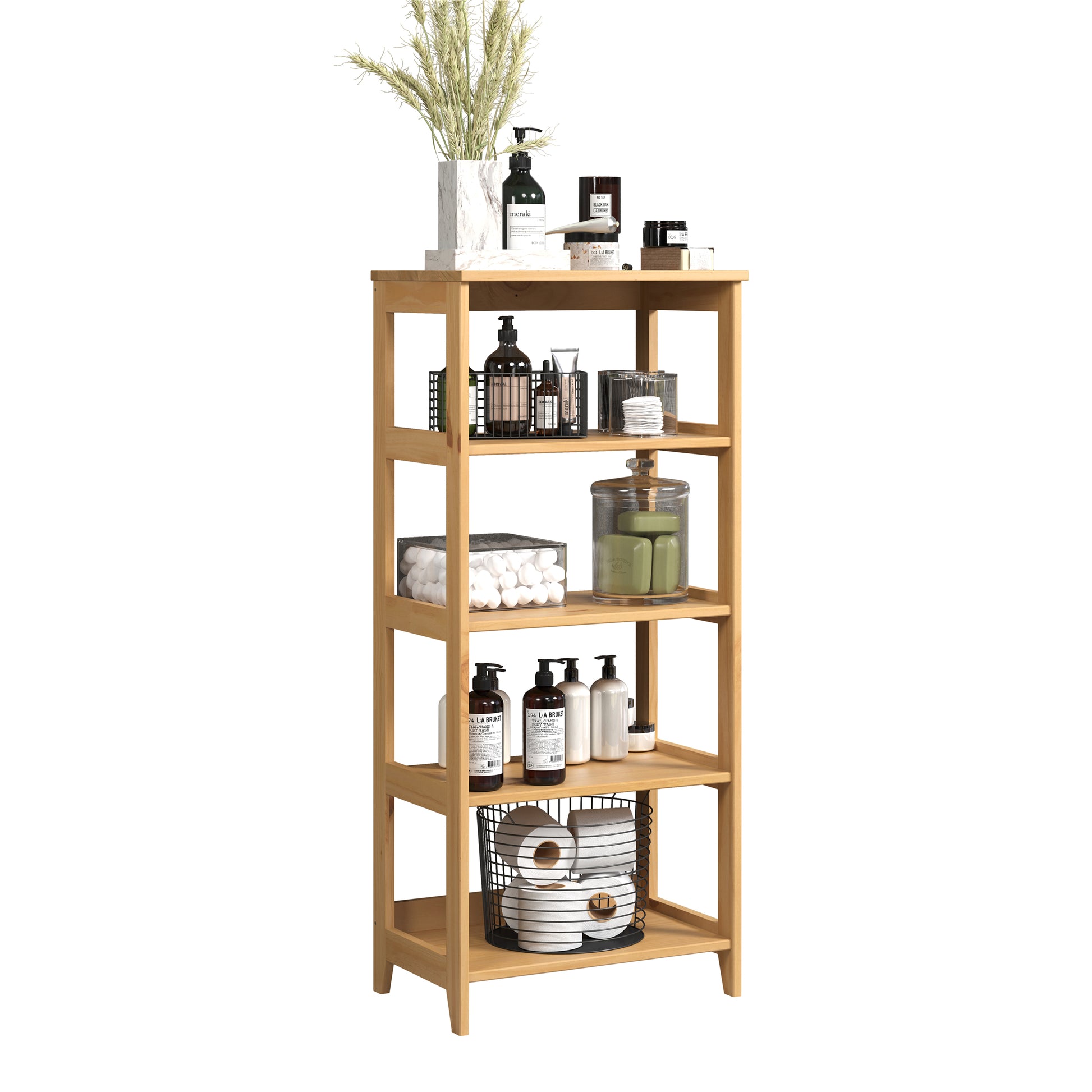 Arona 4 Tier Shelf Unit