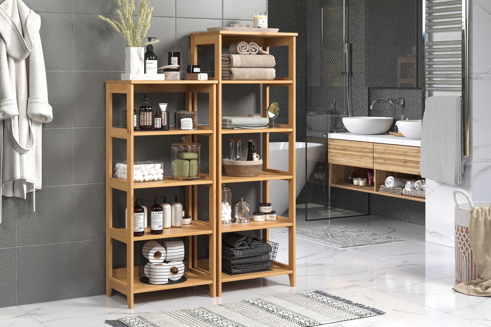 Arona 5 Tier Shelf Unit