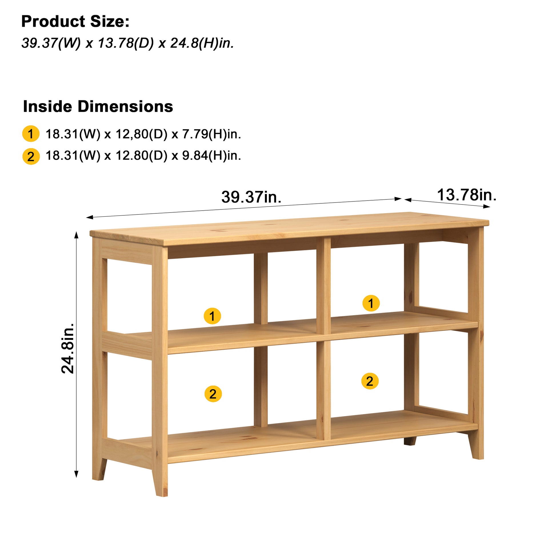 Arona 2 Tier Shelf