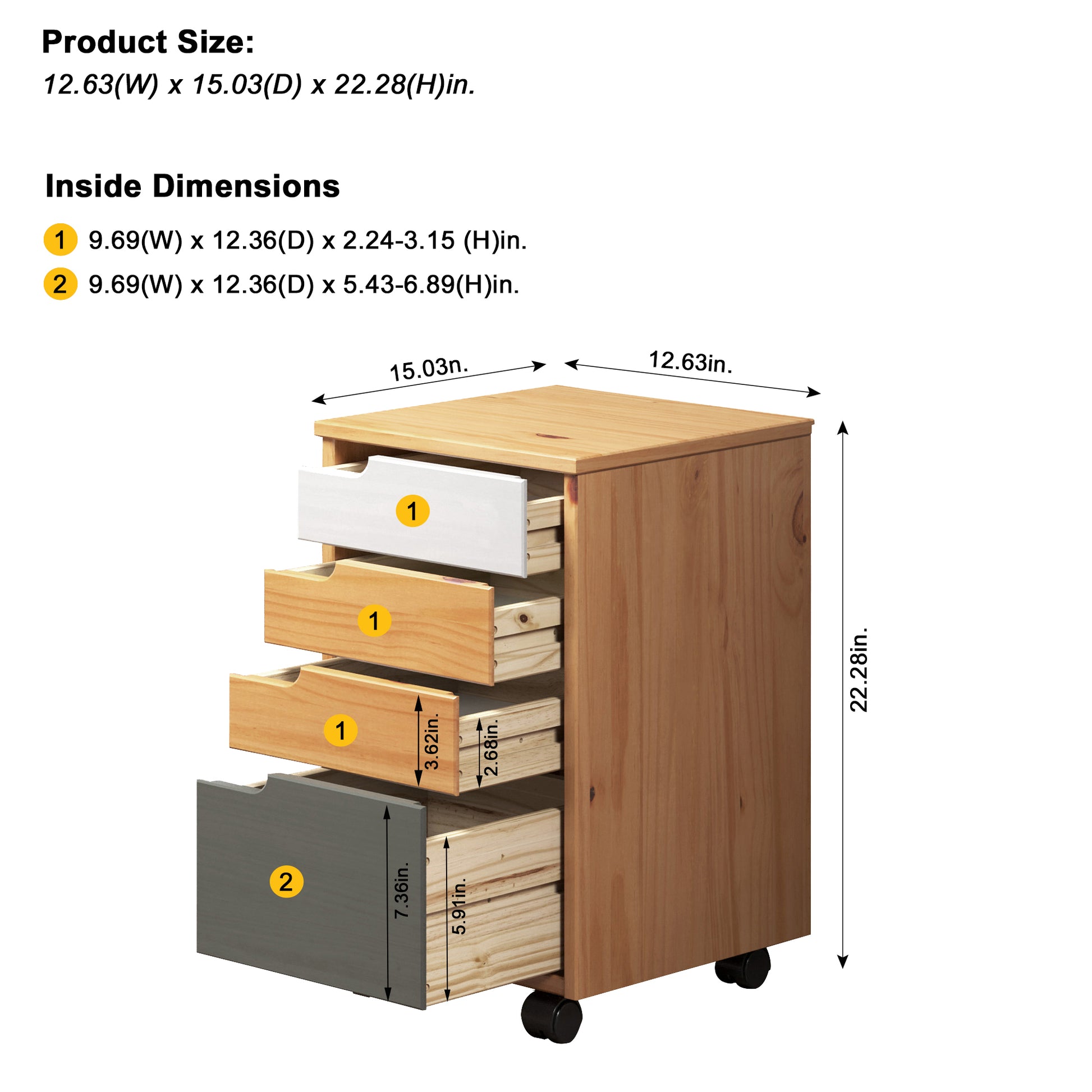 Mestre Roll Cart